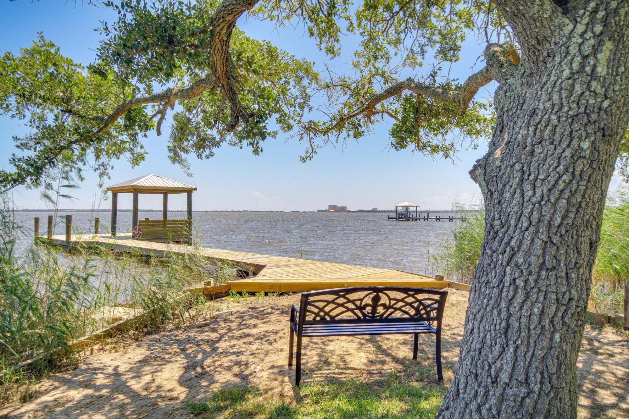 Historic Biloxi Bay Cottage With Beautiful View Ocean Springs Exteriér fotografie